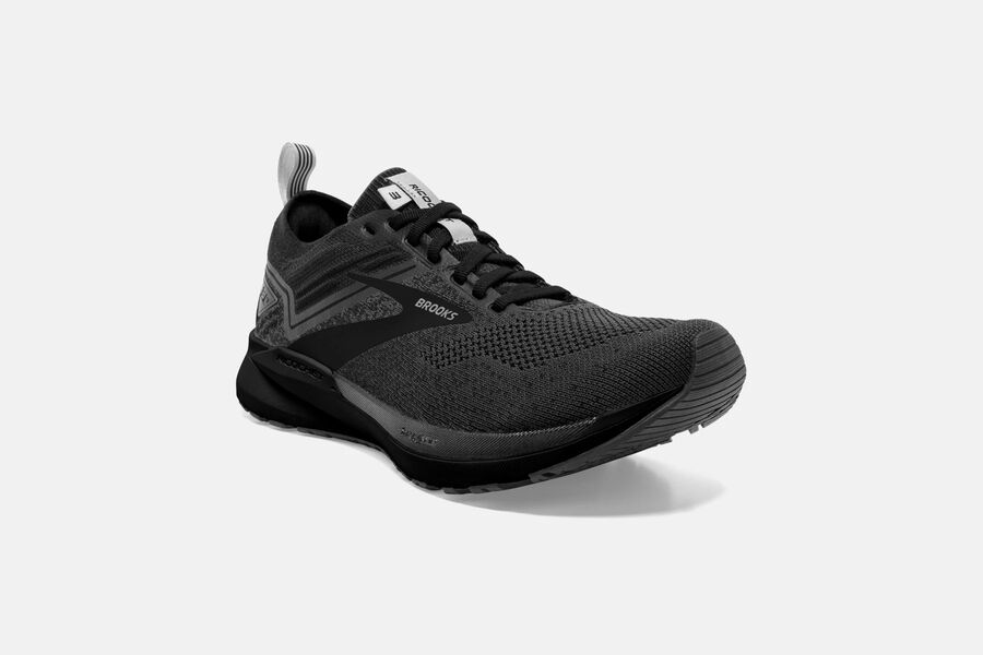 Brooks Israel Ricochet 3 Road Running Shoes Womens - Black - FBE-892436